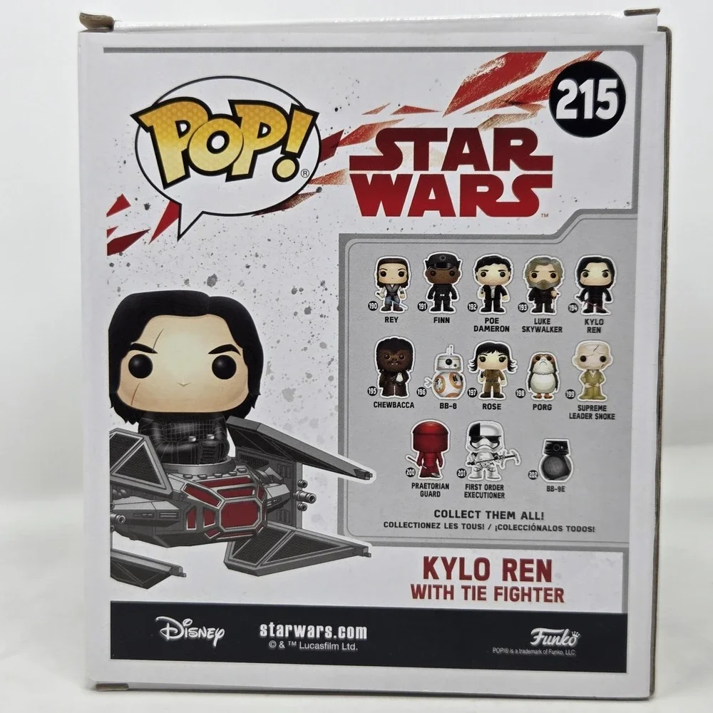 Funko Pop!‎ Deluxe: Star Wars - Kylo Ren (in Tie Fighter) #215 Vaulted